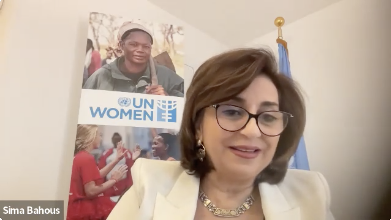 UN Under-Secretary-General and UN Women Executive Director Sima Bahous