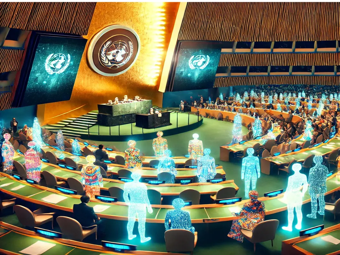 AI Agents in Global Governance: Digital Representation for Unheard Voices